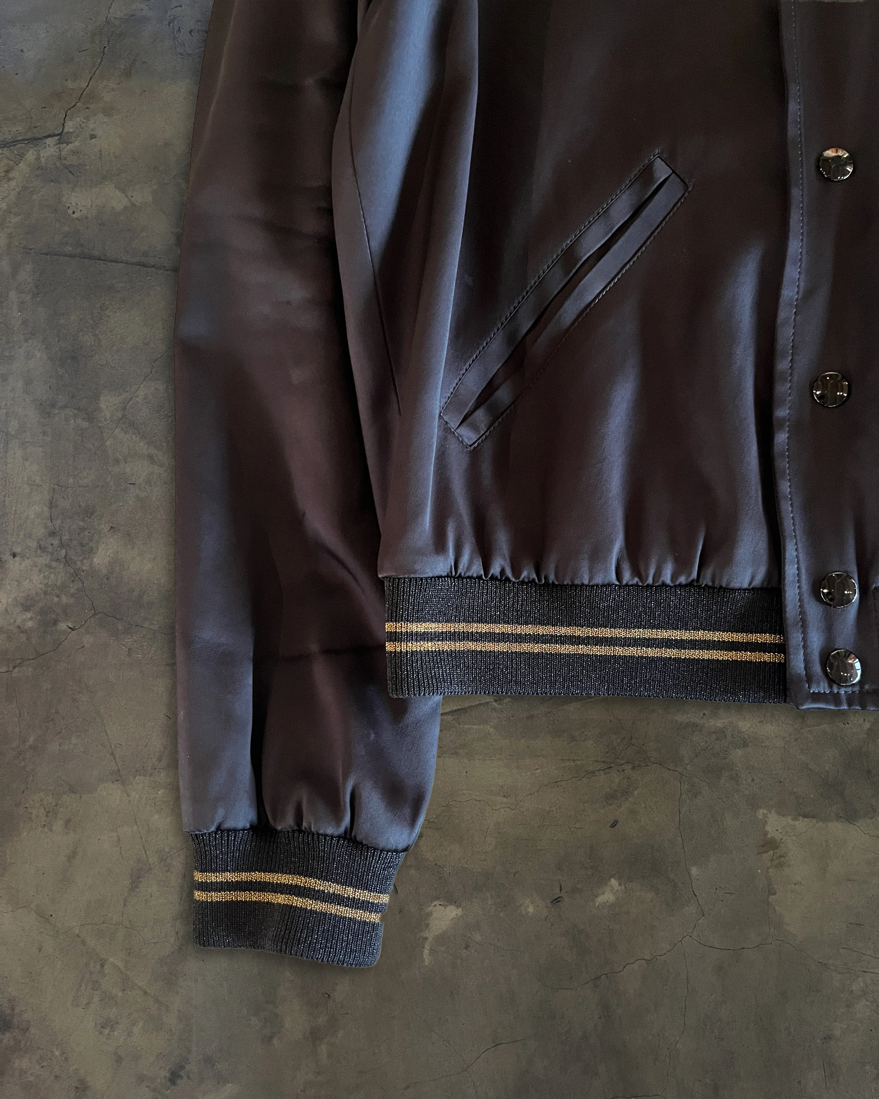 SAINT LAURENT FW2016 “PALLADIUM” SEQUINED BOMBER - Image 4