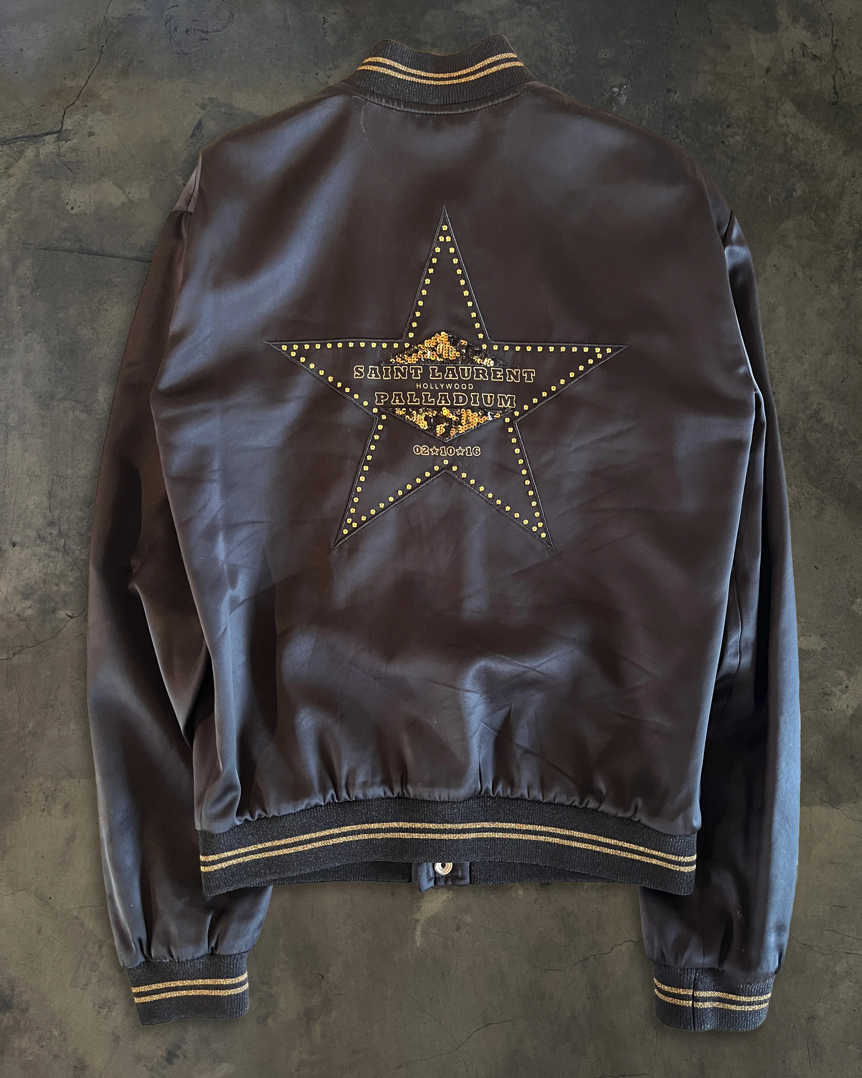SAINT LAURENT FW2016 “PALLADIUM” SEQUINED BOMBER - Image 5