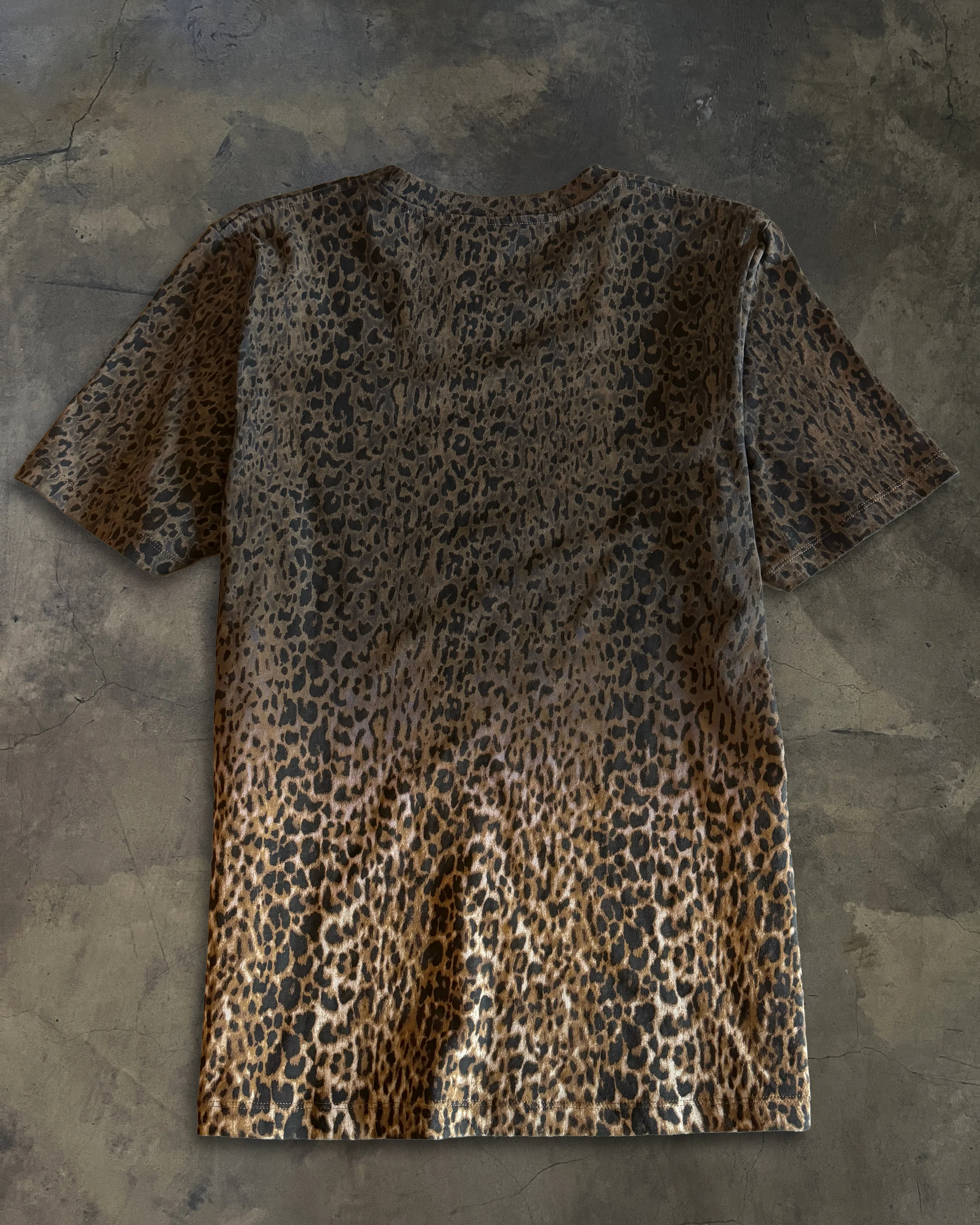 SAINT LAURENT FW2020 ANIMALIER OMBRE TEE - Image 4