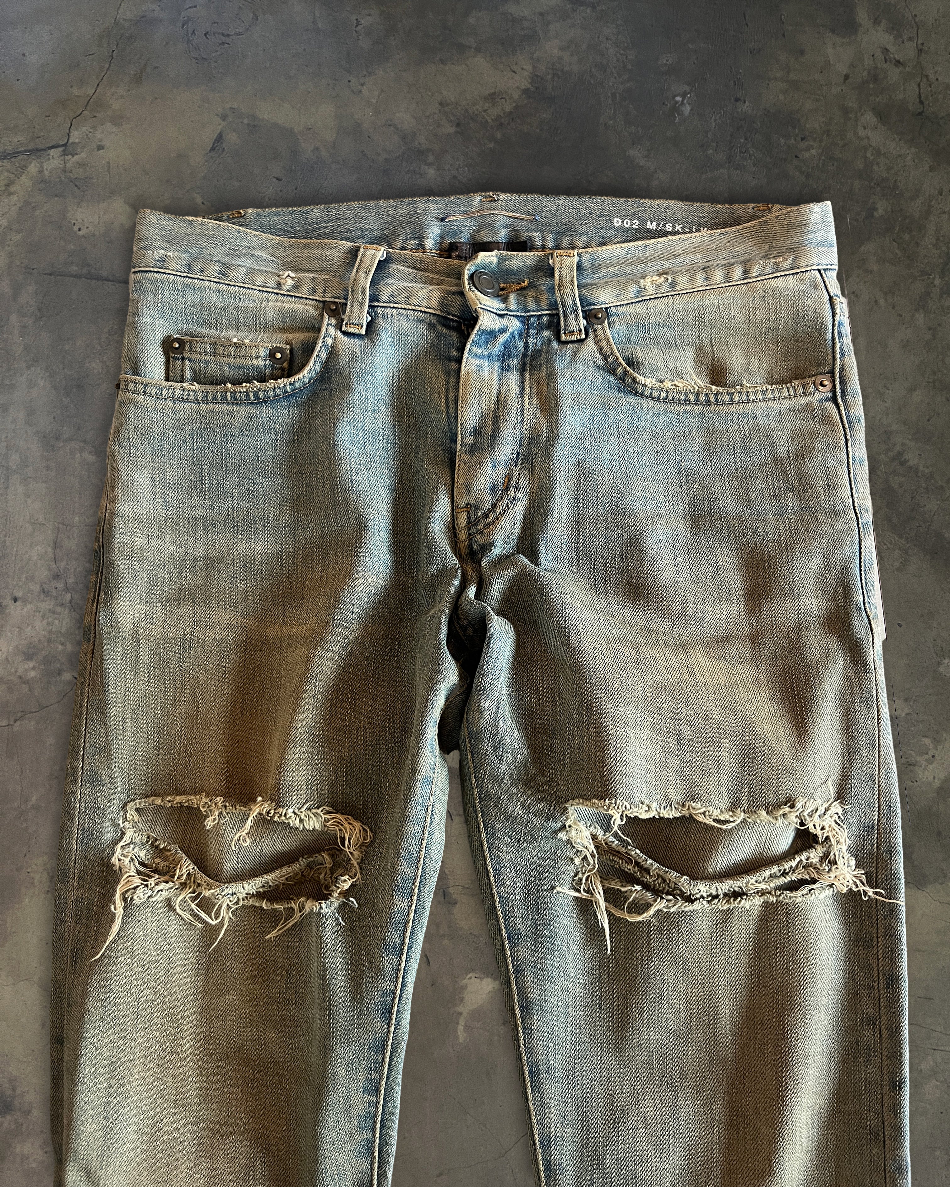 SAINT LAURENT PARIS SS2015 BACK RIP DENIM - Image 8