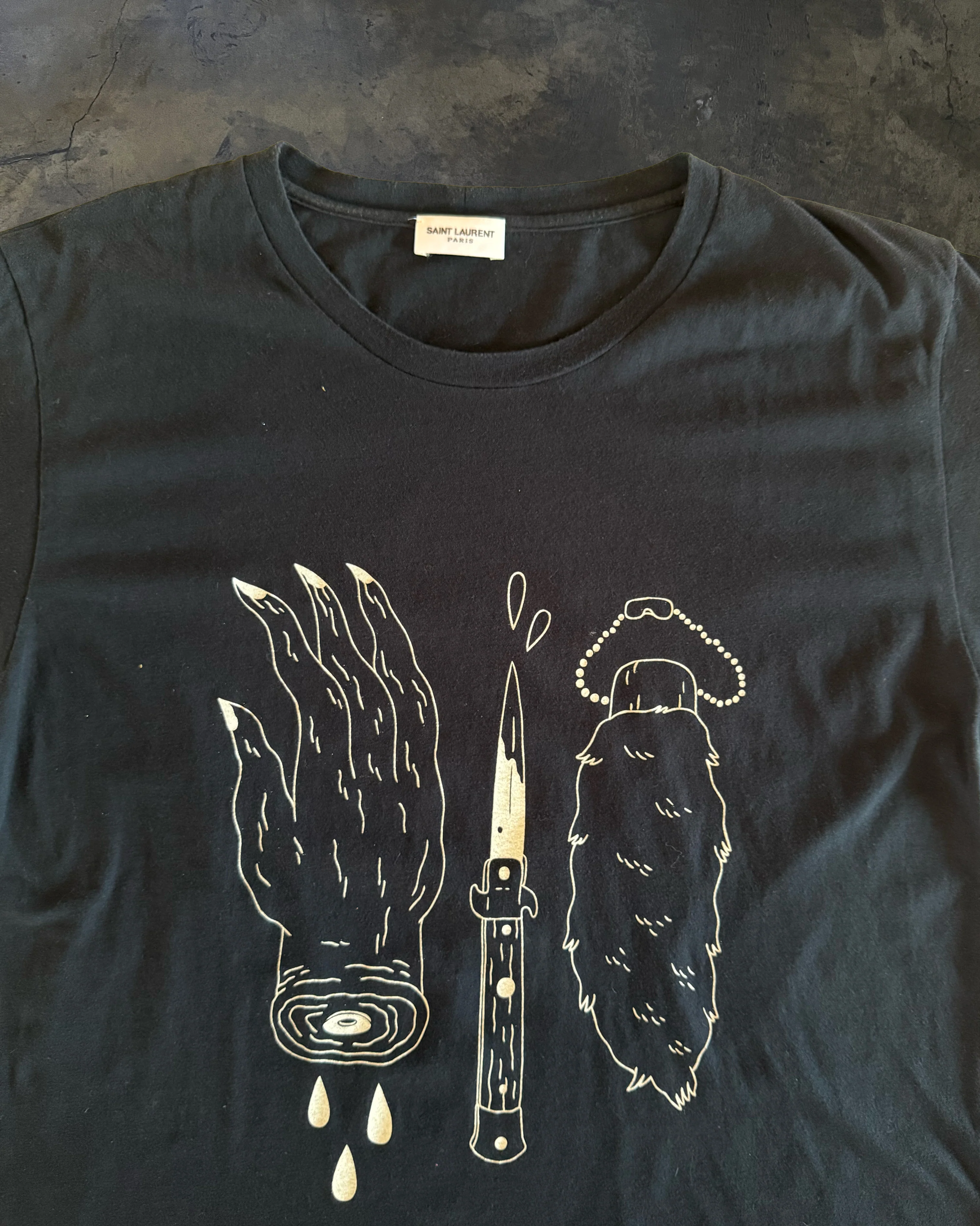 SAINT LAURENT 2014 RABBIT FOOT TEE - Image 2