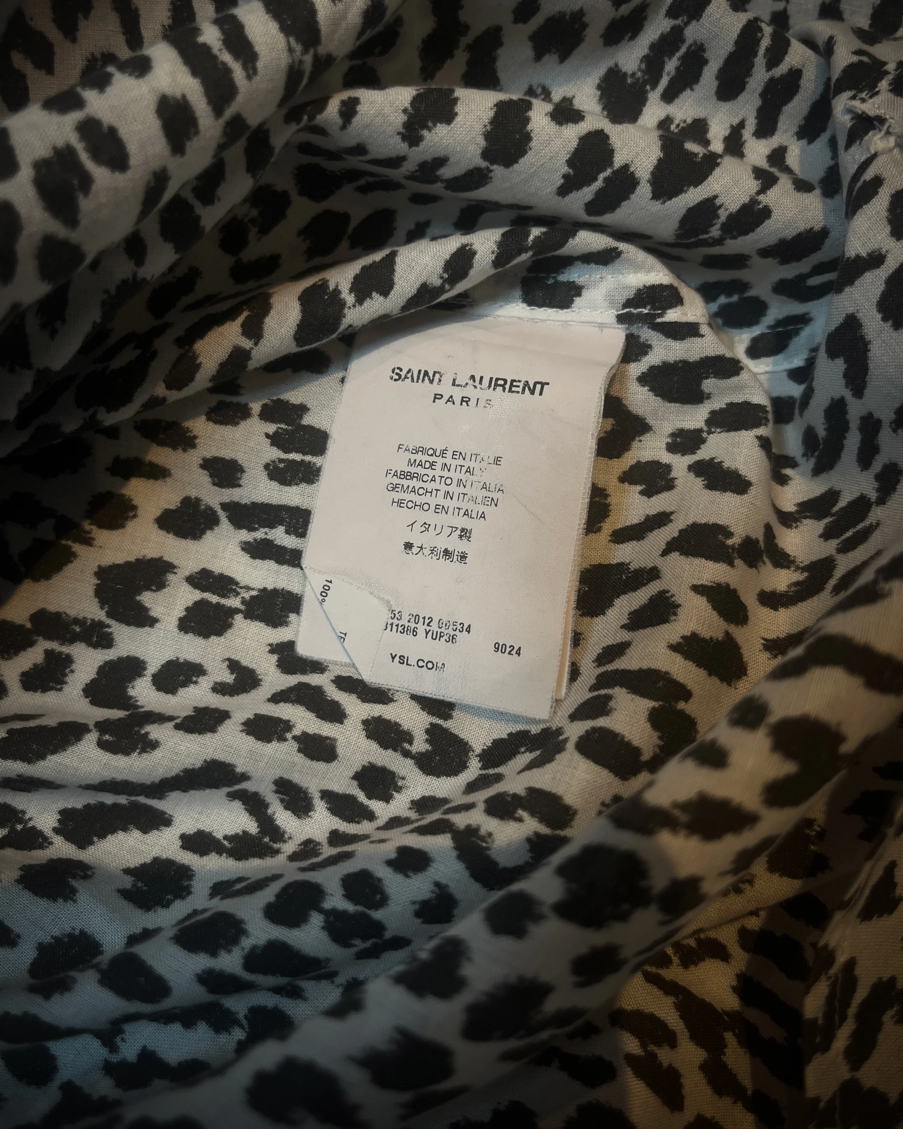 SAINT LAURENT SS2012 BABYCAT BUTTON UP - Image 5