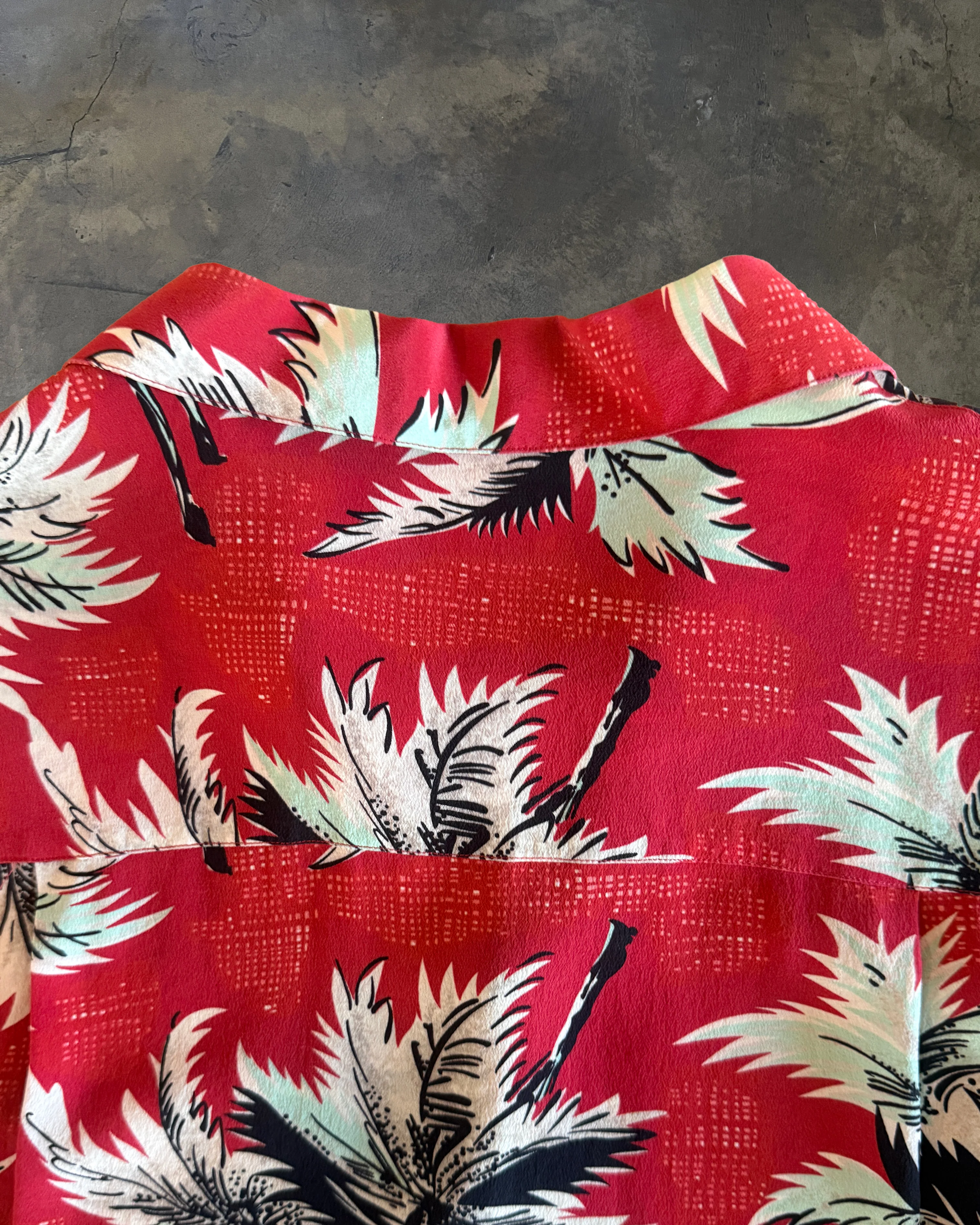 SAINT LAURENT SS2013 RED FLORAL SHIRT - Image 5