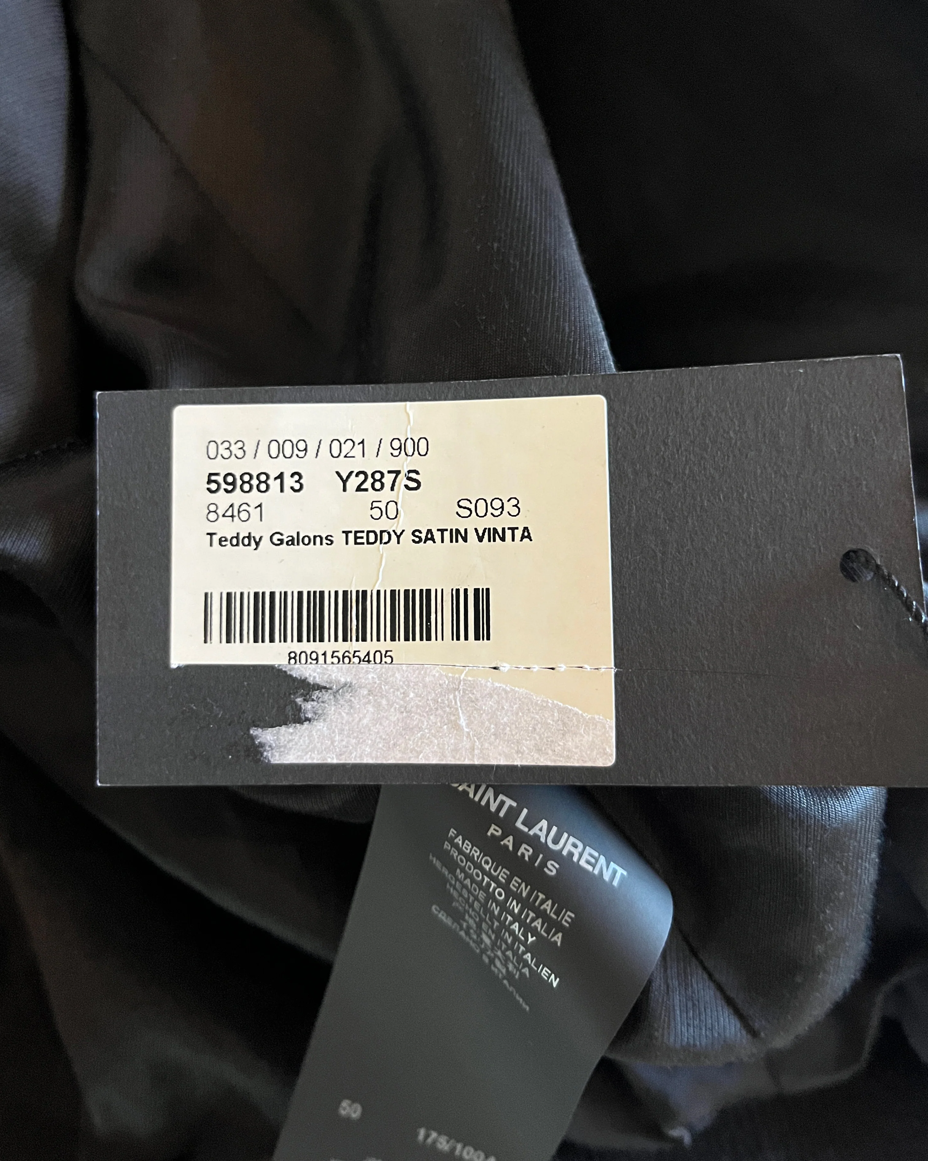 SAINT LAURENT SS2020 NAPOLEON JACKET - Image 10