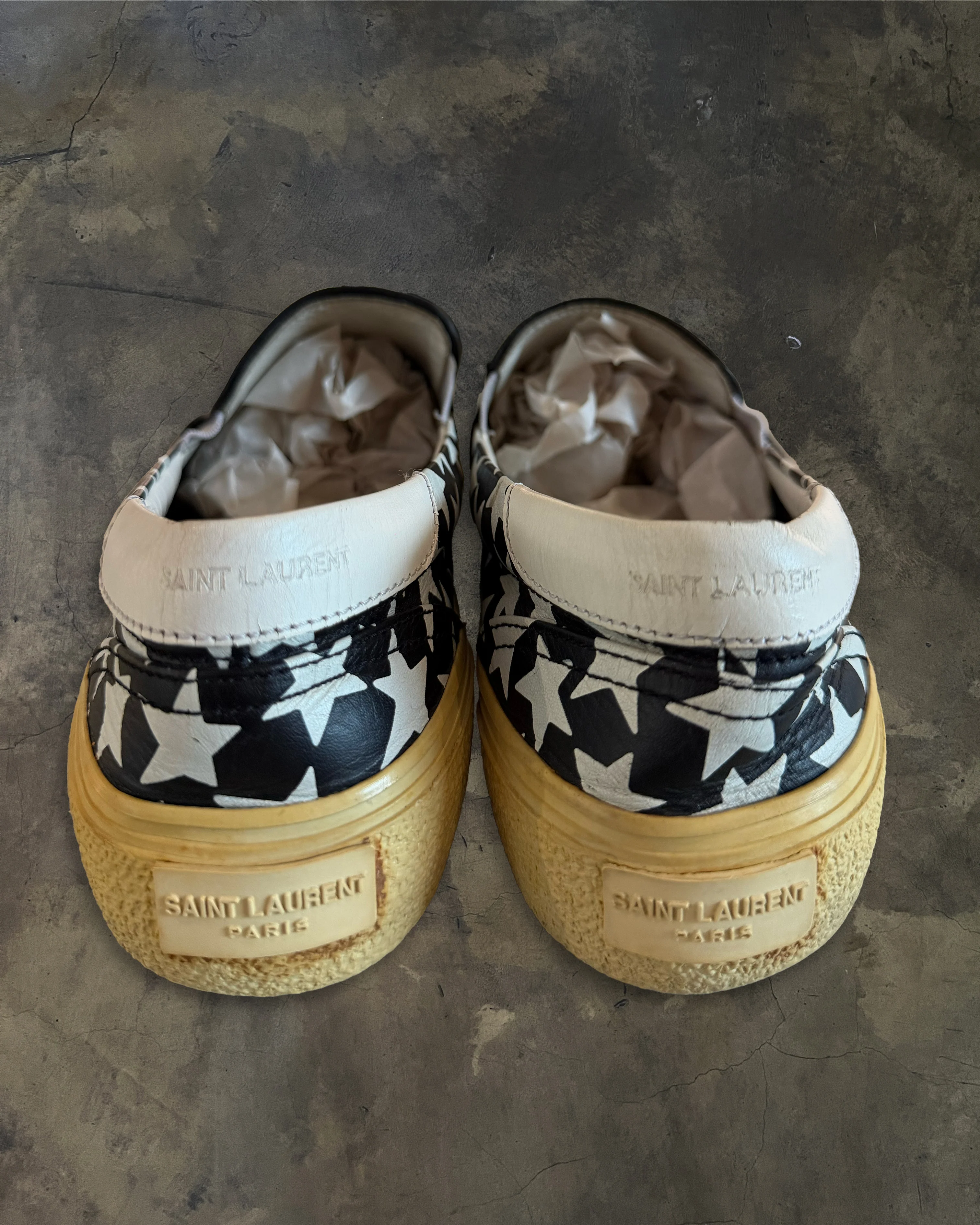 SAINT LAURENT STAR SLIP ON SNEAKER - Image 3