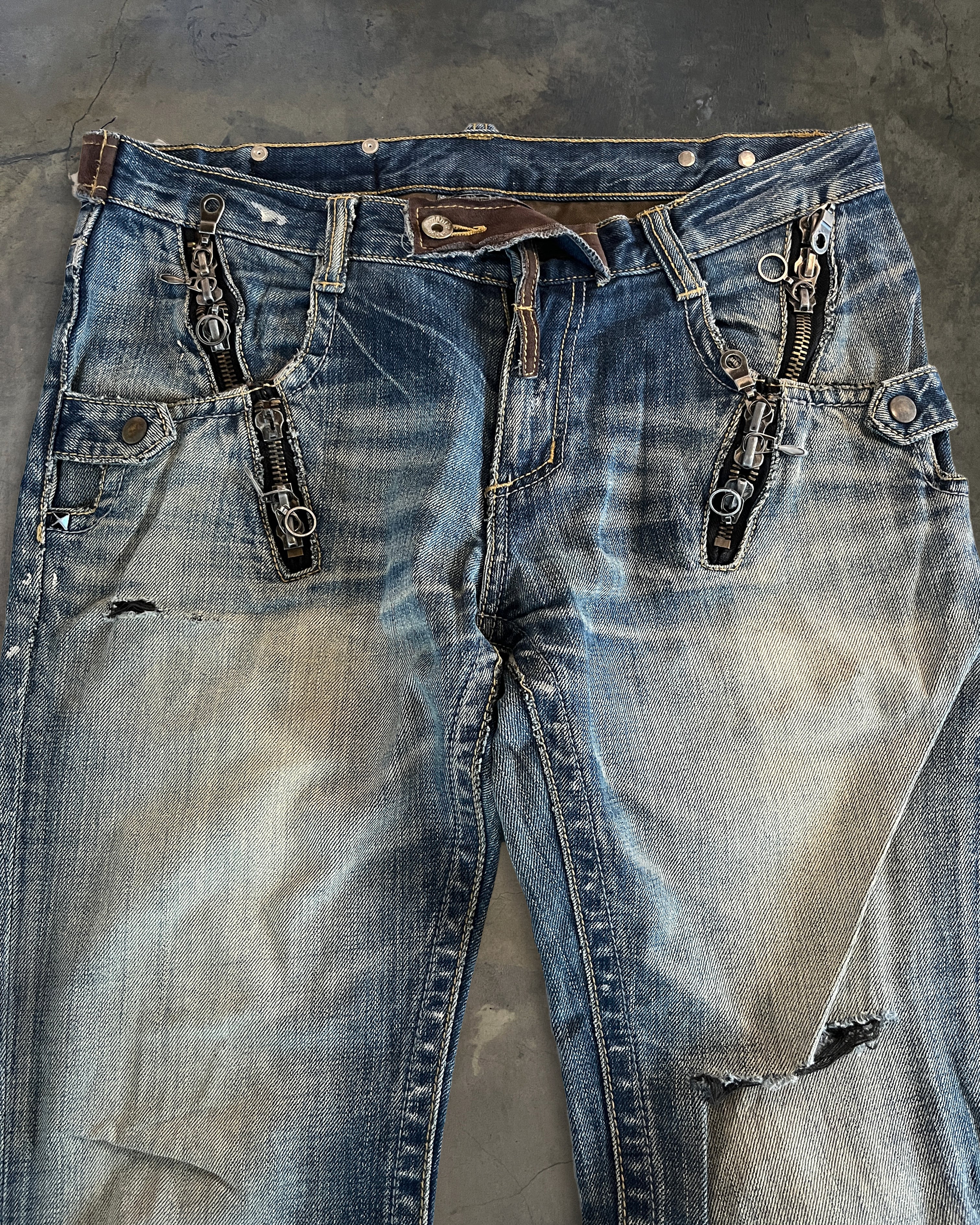 SEMANTIC DESIGN 4 ZIP DENIM - Image 2