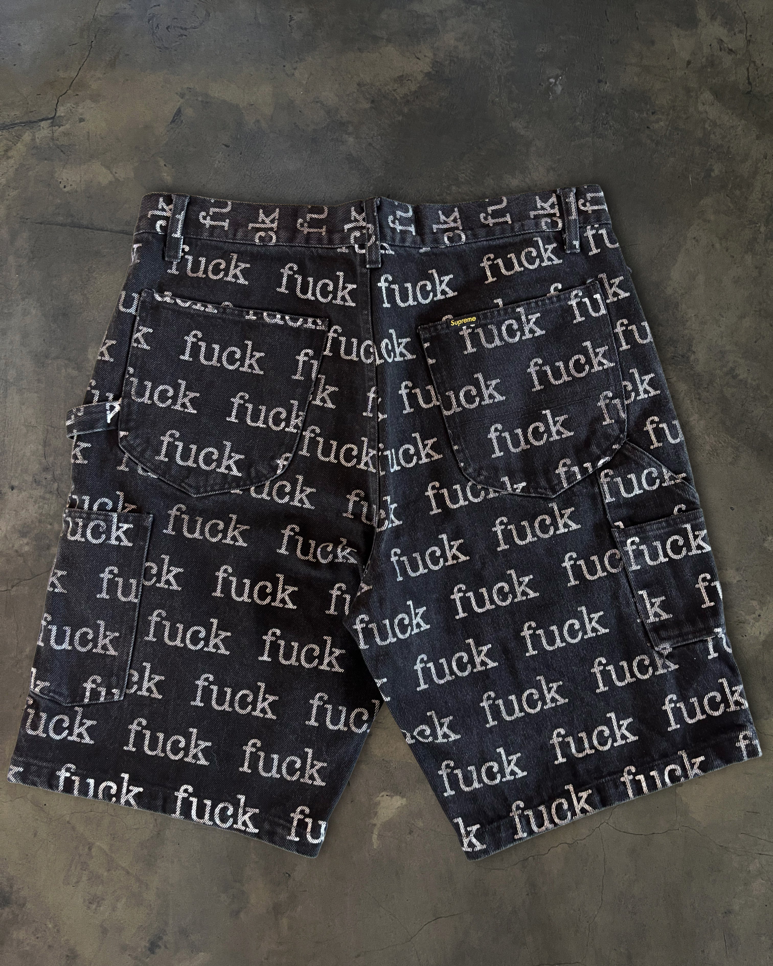 SUPREME SS2013 FUCK DENIM SHORTS - Image 4