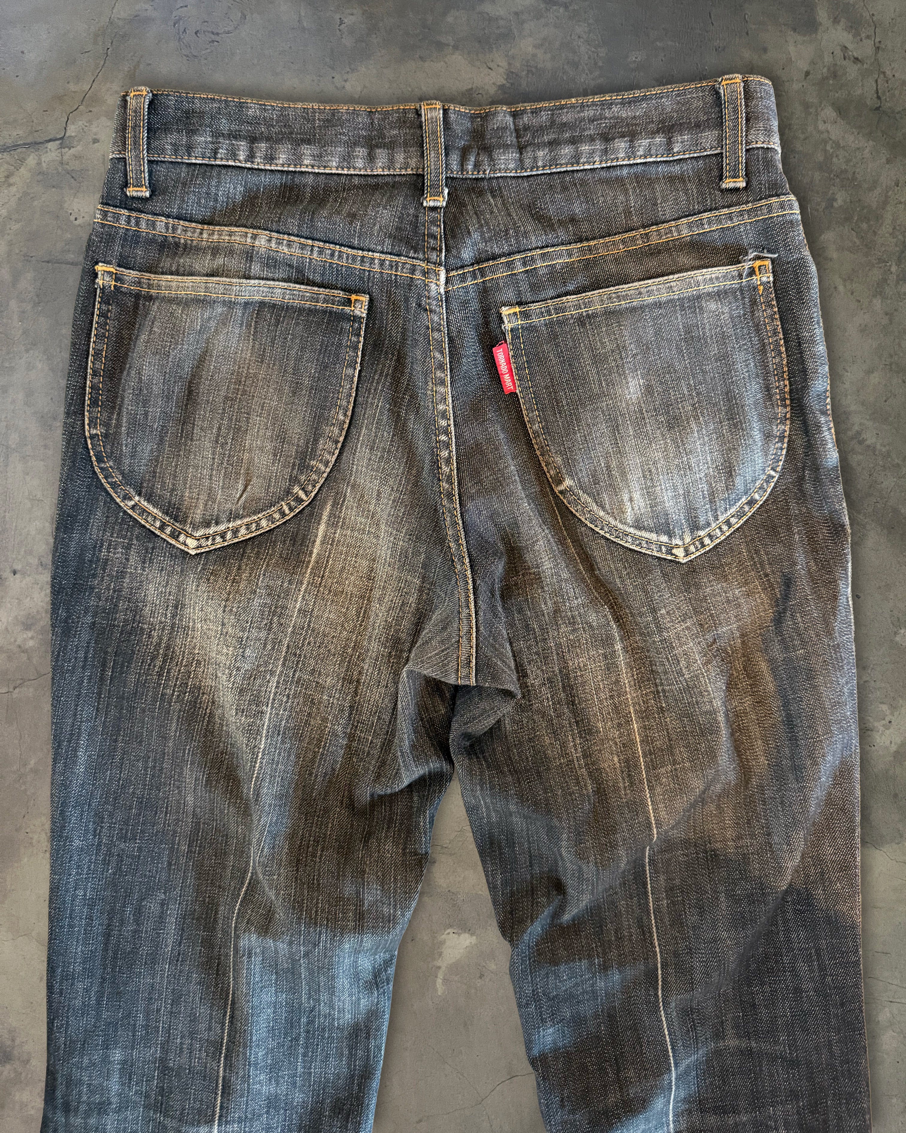 TORNADO MART FADED FLARED JEANS - Image 4