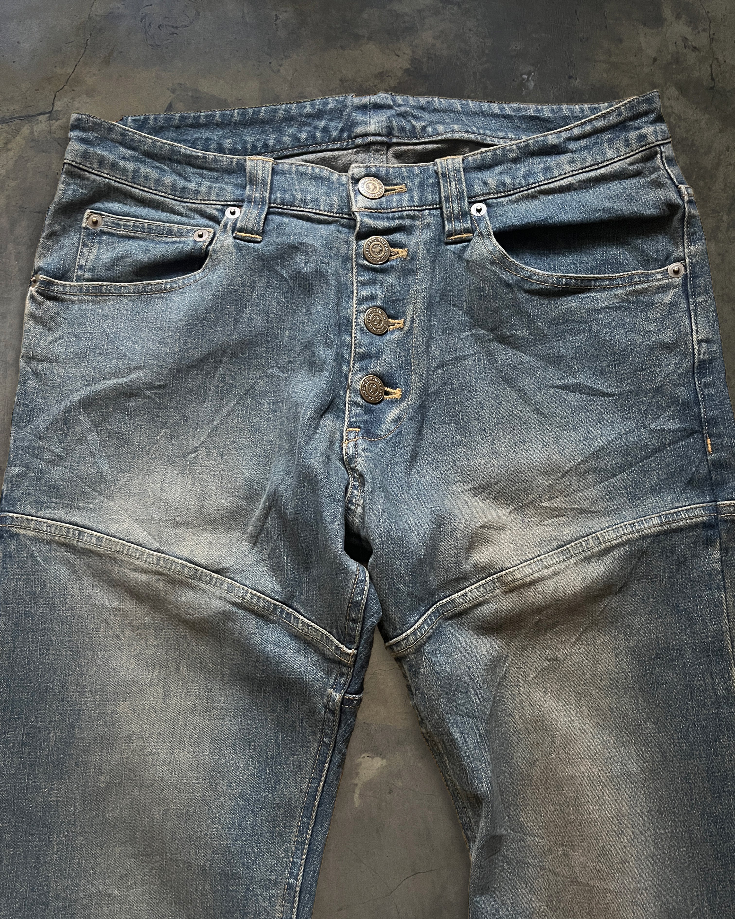 TORNADO MART LACE UP MUD WASHED DENIM - Image 2