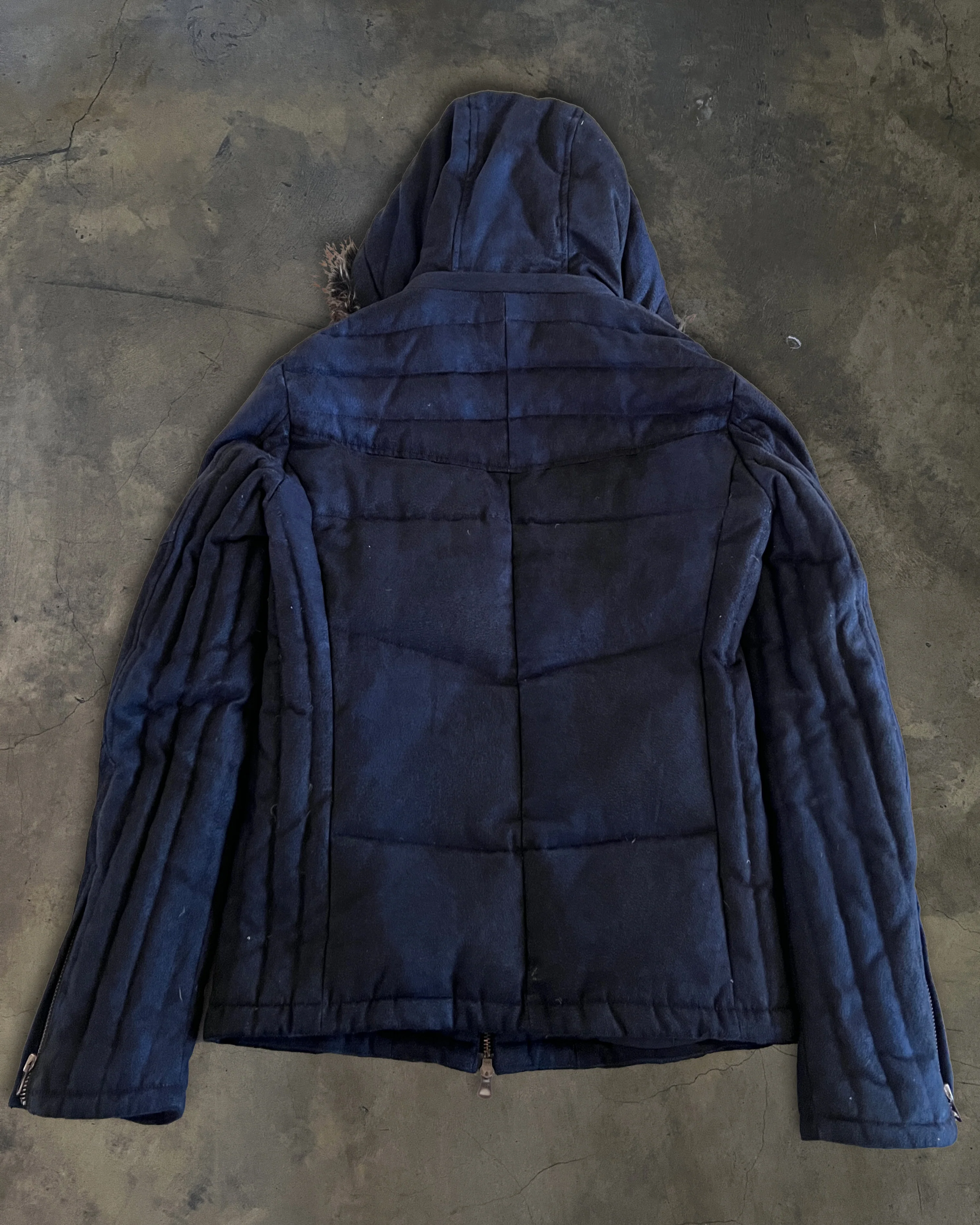TORNADO MART MICRO SUEDE LEATHER DOWN JACKET - Image 5
