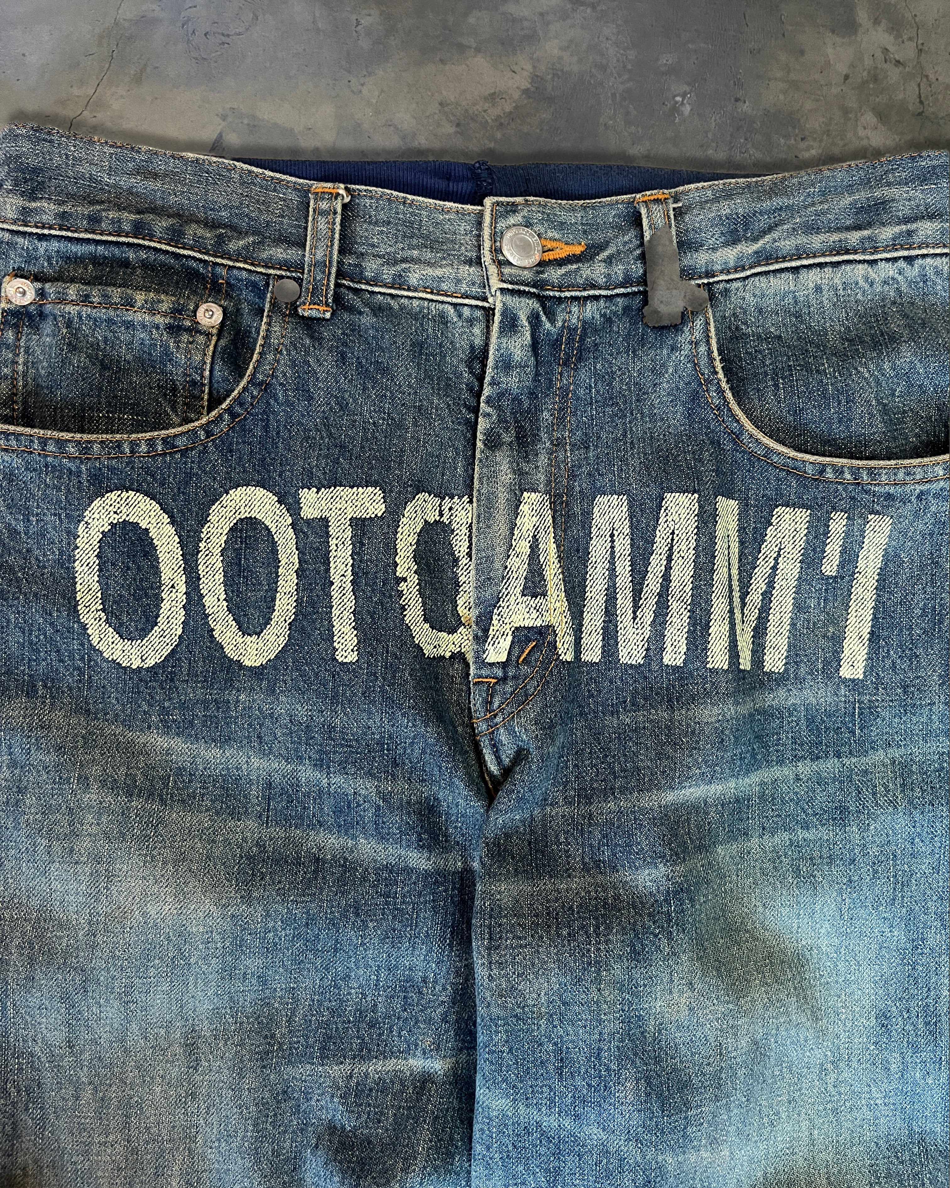 UNDERCOVER AW2002 "WITCHES CELL DIVISION" IMMADTOO HYBRID DENIM - Image 3