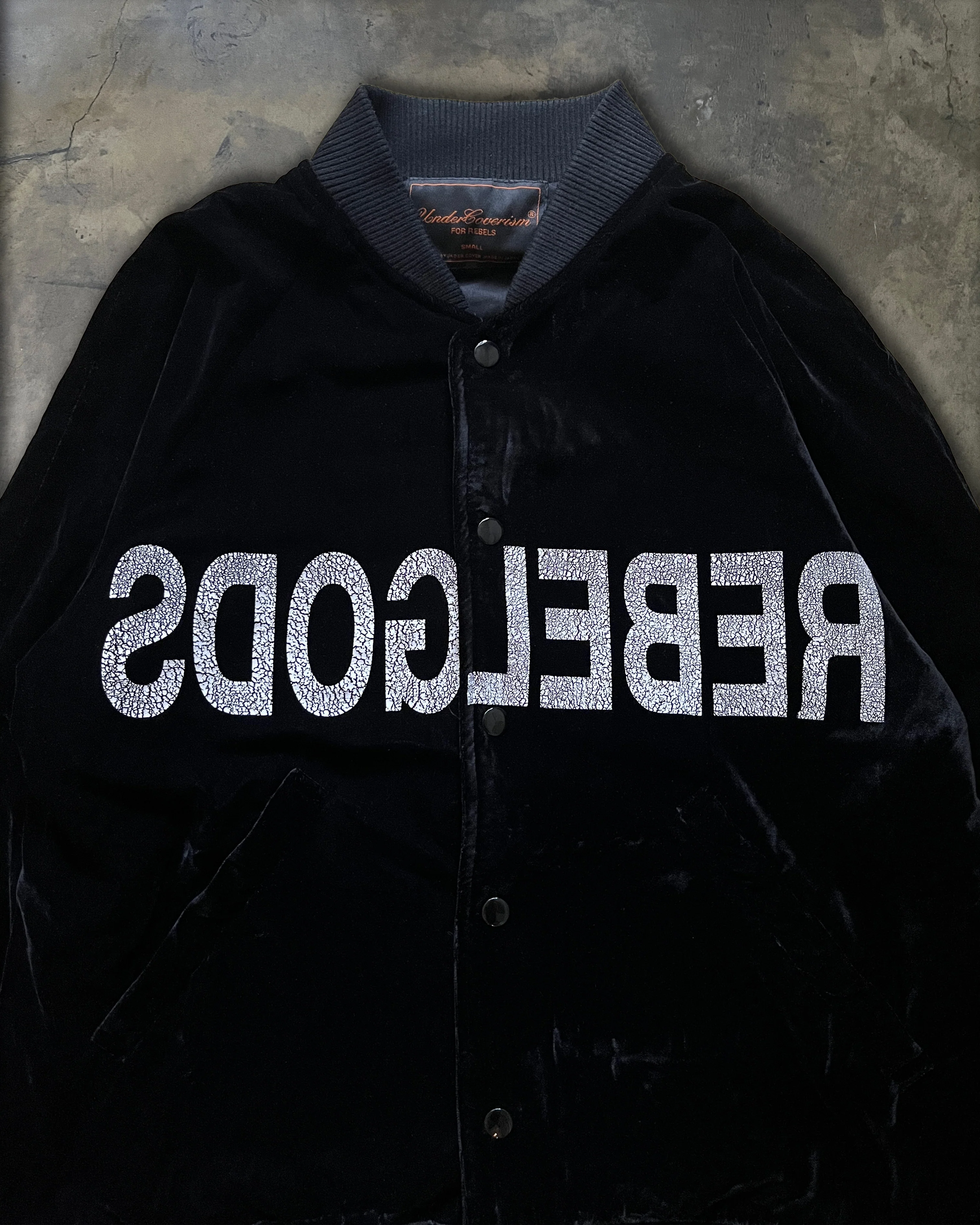 UNDERCOVER AW2002 "WITCHES CELL DIVISION" REBELGODS VELVET BOMBER - Image 2