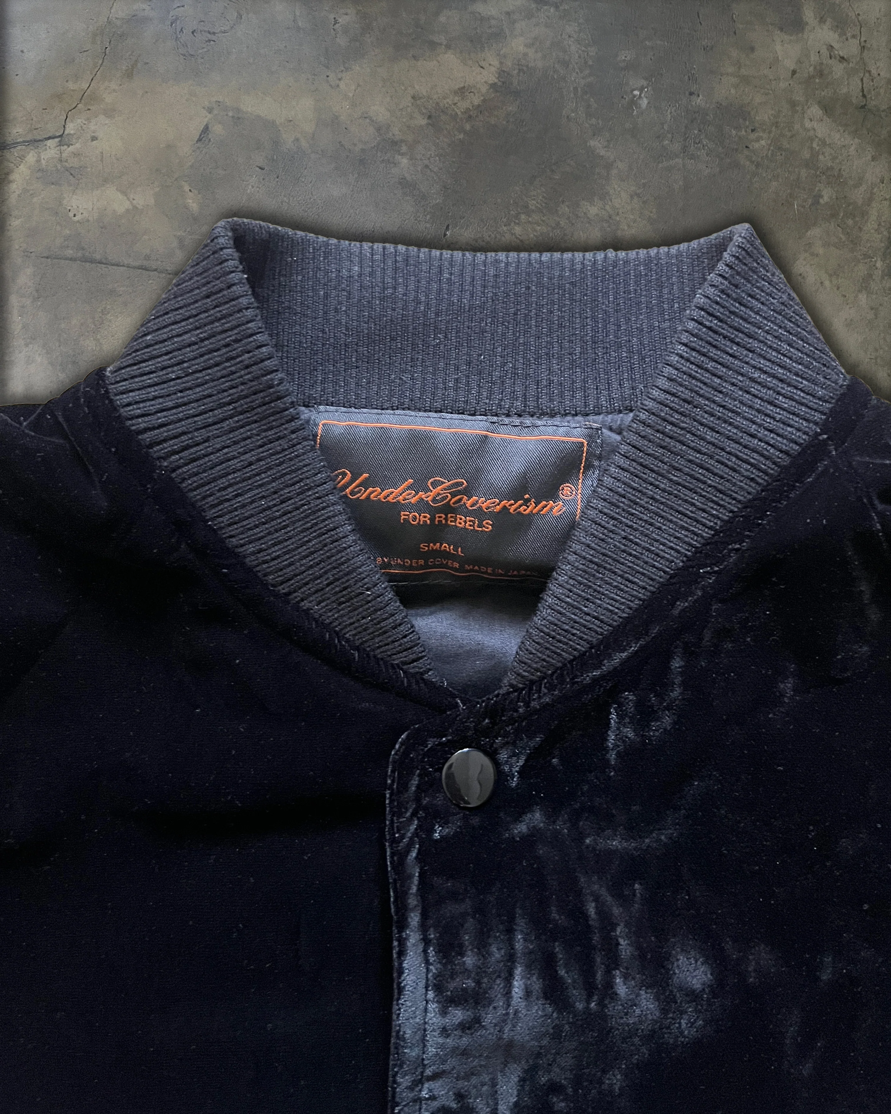 UNDERCOVER AW2002 "WITCHES CELL DIVISION" REBELGODS VELVET BOMBER - Image 3