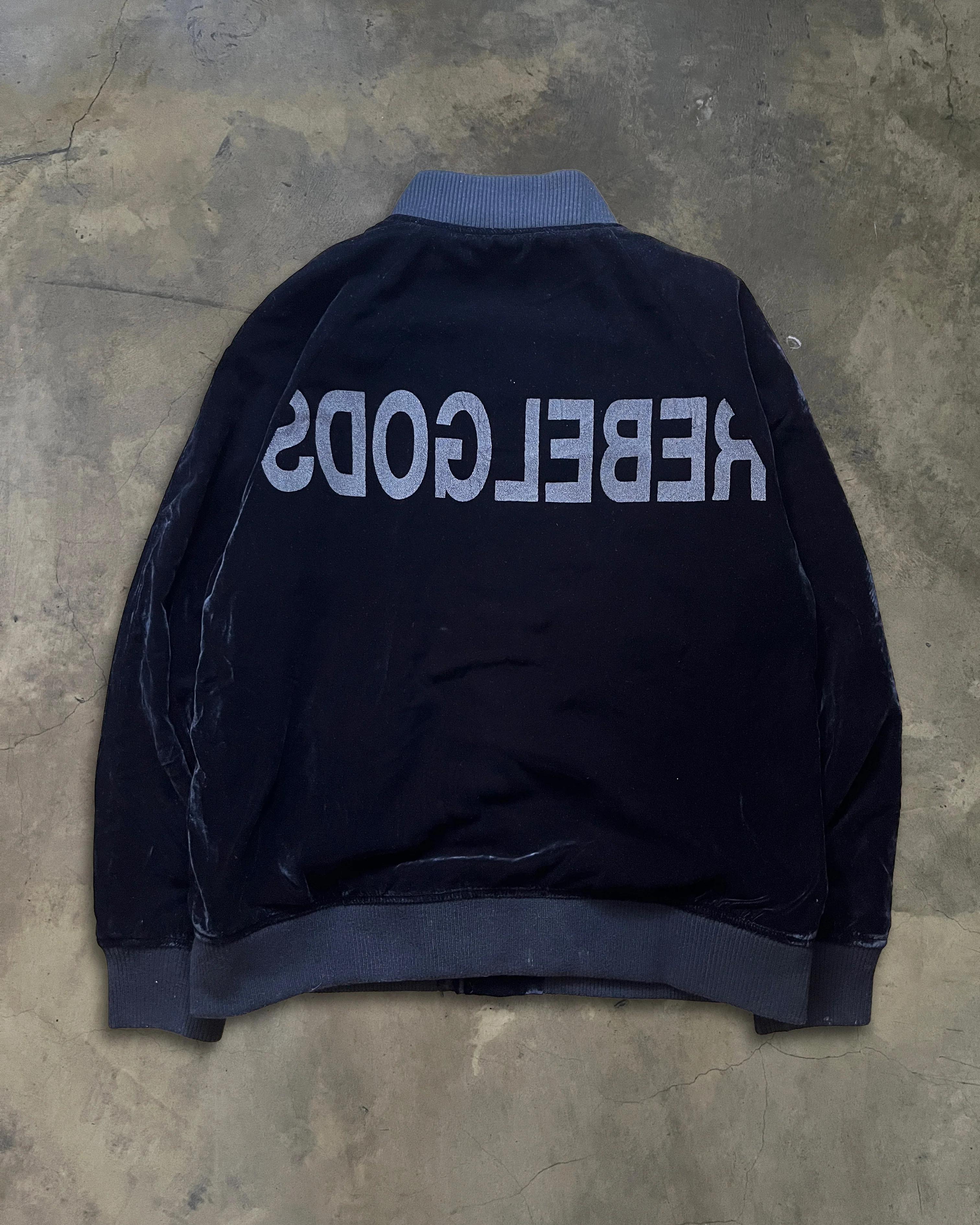 UNDERCOVER AW2002 "WITCHES CELL DIVISION" REBELGODS VELVET BOMBER - Image 5