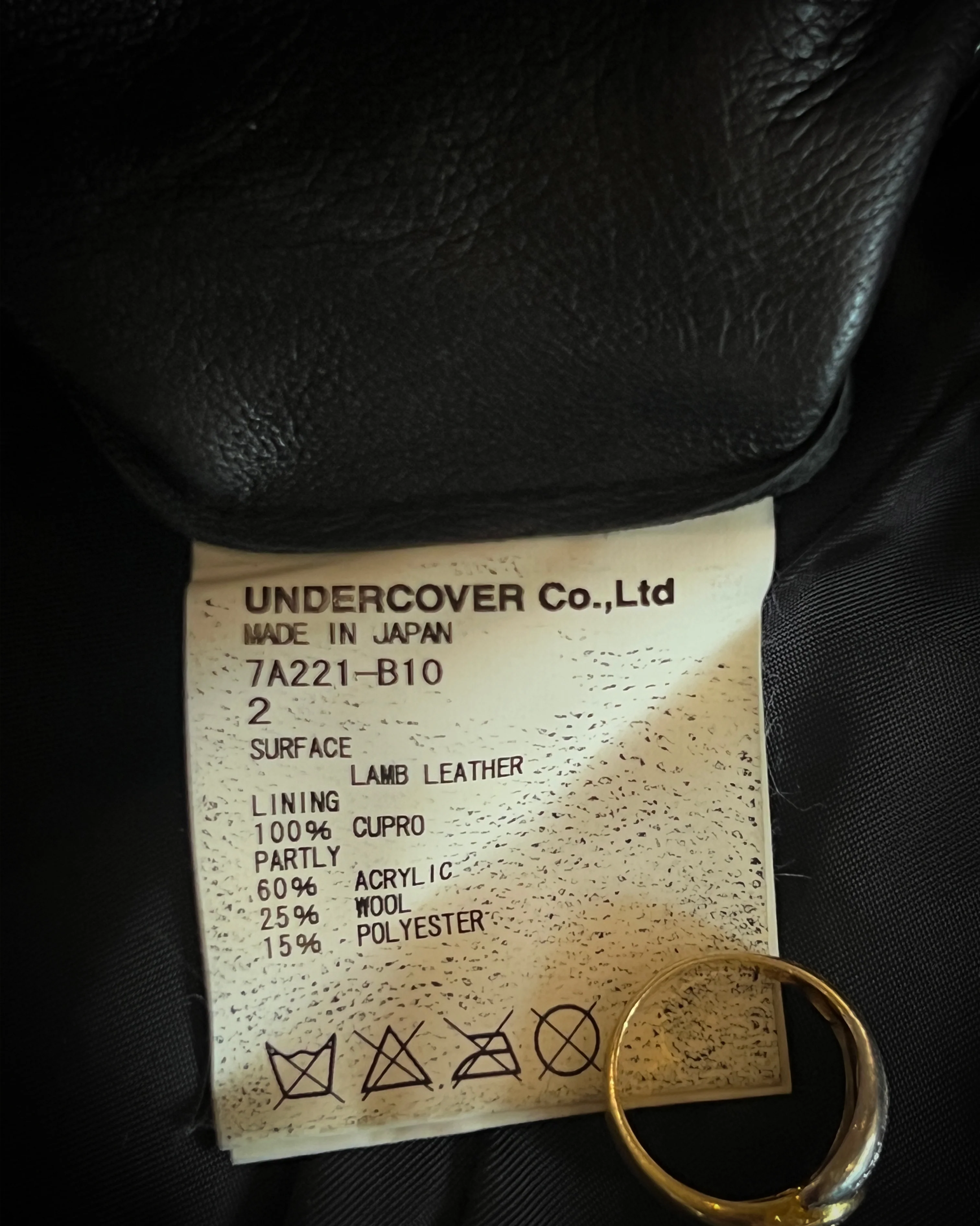 UNDERCOVER AW2007 HYBRID LEATHER JACKET - Image 6