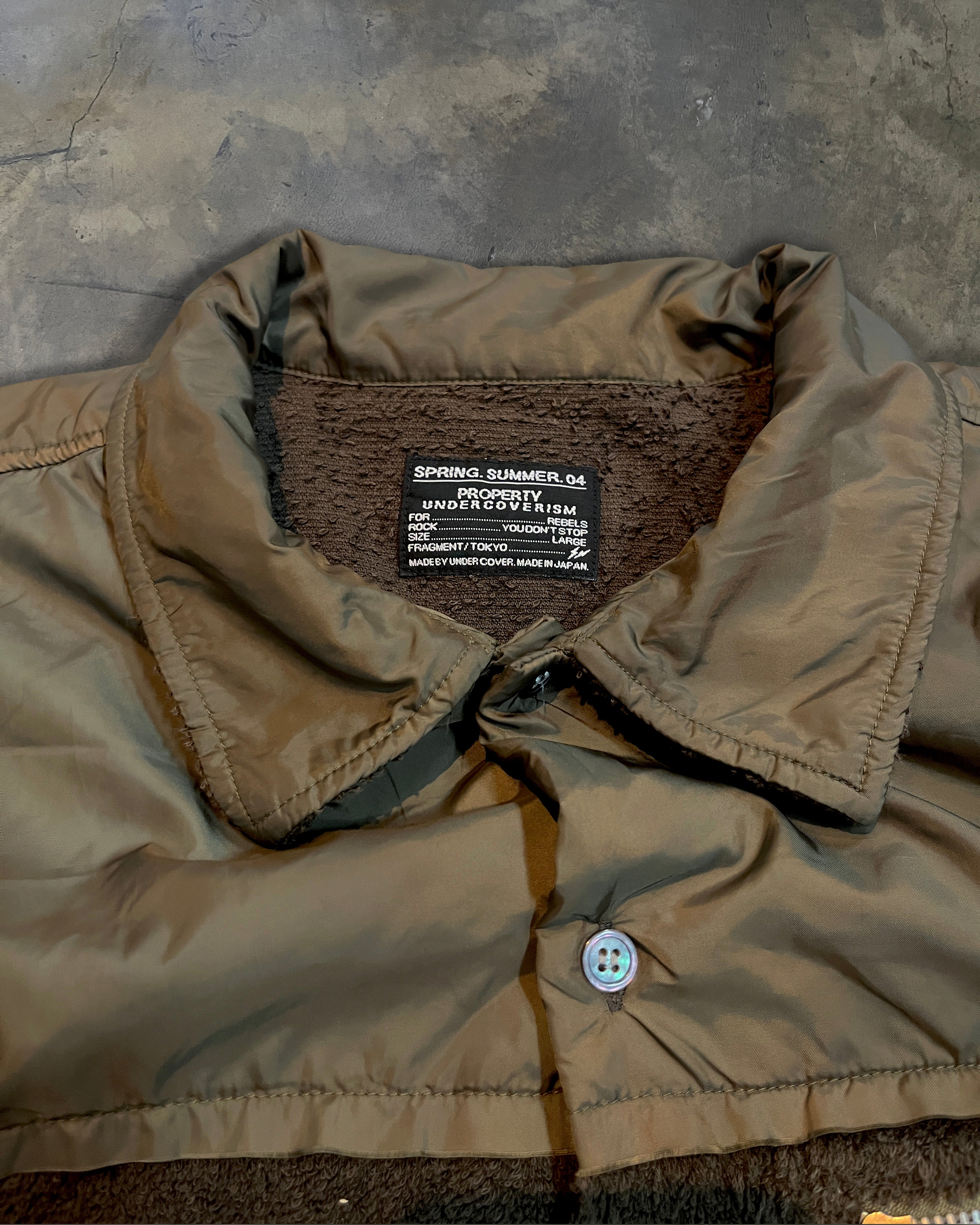UNDERCOVER X FRAGMENT DESIGN SS2004 HYBRID BUTTON UP - Image 3