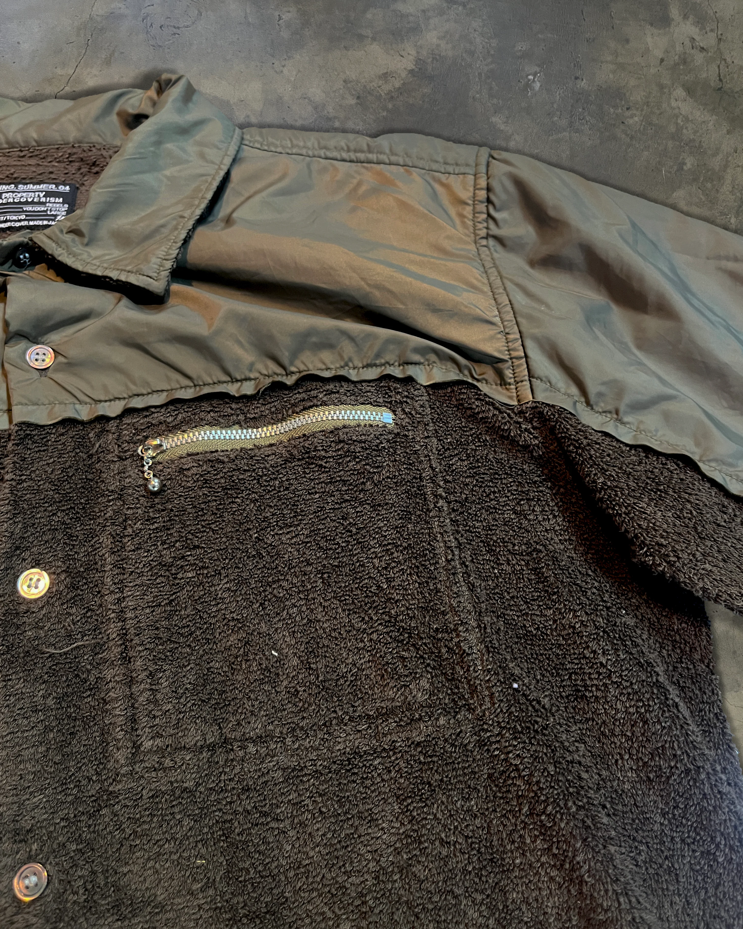 UNDERCOVER X FRAGMENT DESIGN SS2004 HYBRID BUTTON UP - Image 5