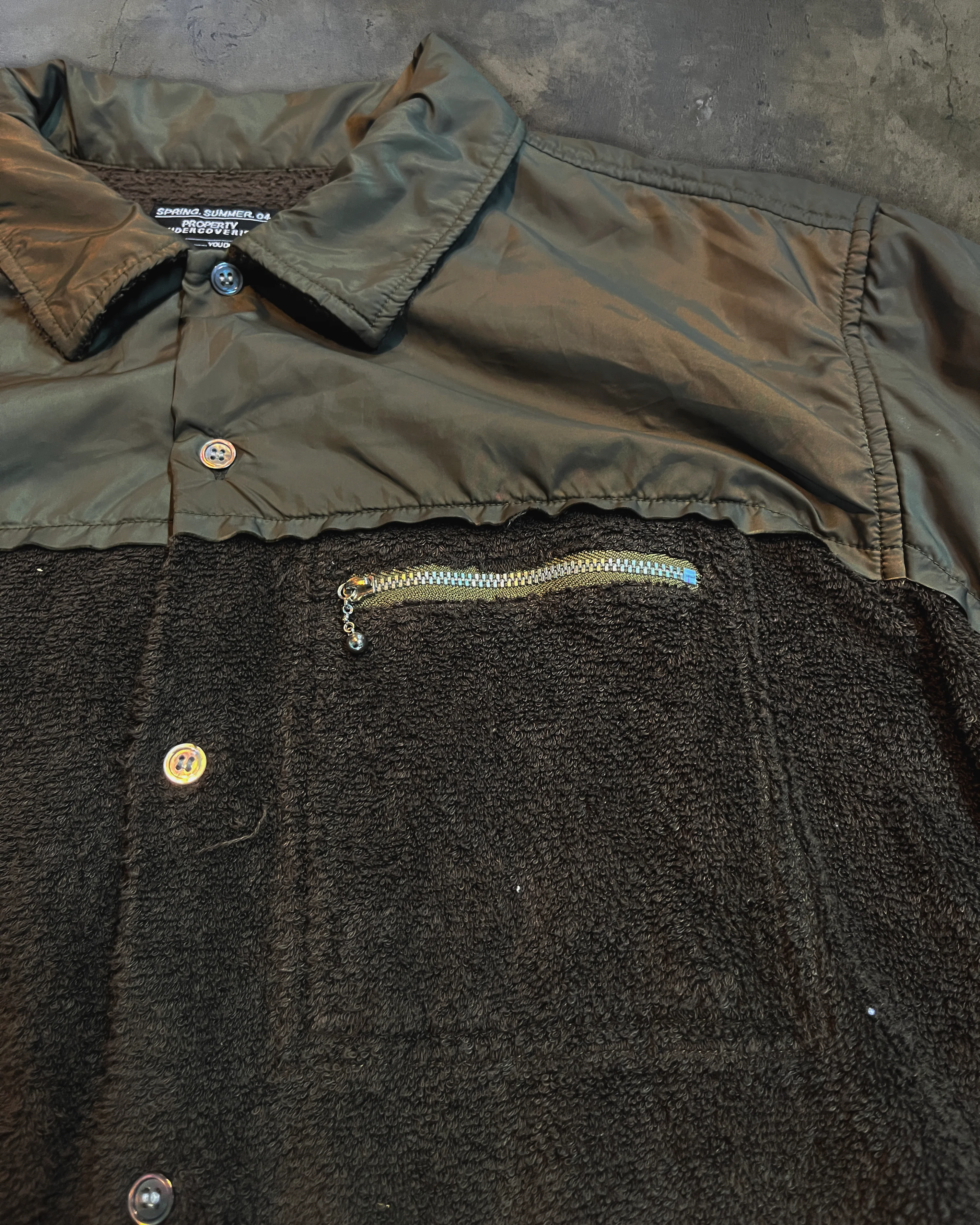 UNDERCOVER X FRAGMENT DESIGN SS2004 HYBRID BUTTON UP - Image 6