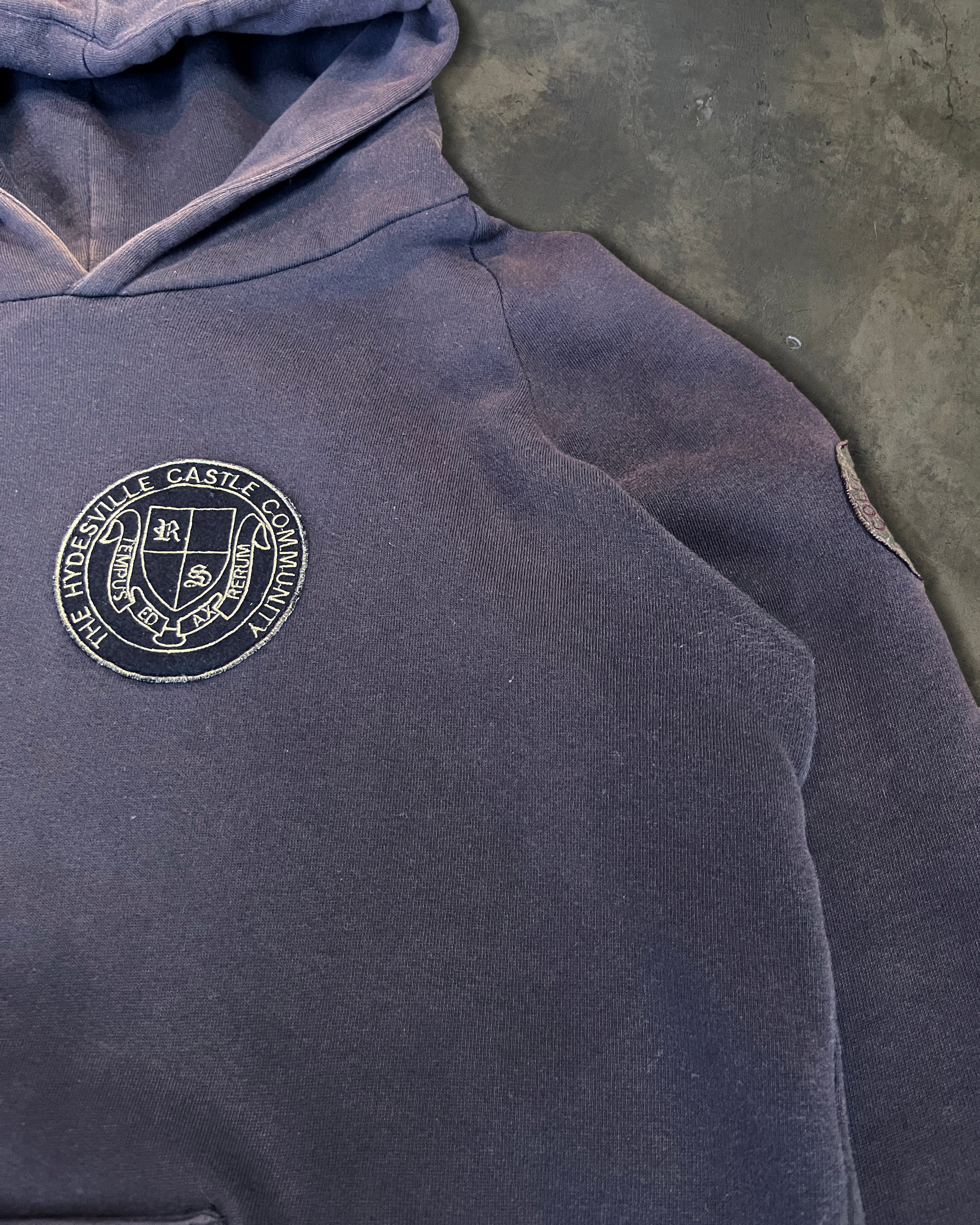 RAF SIMONS AW2000-2001 “CONFUSION” PATCH WORK HOODIE. - Image 5