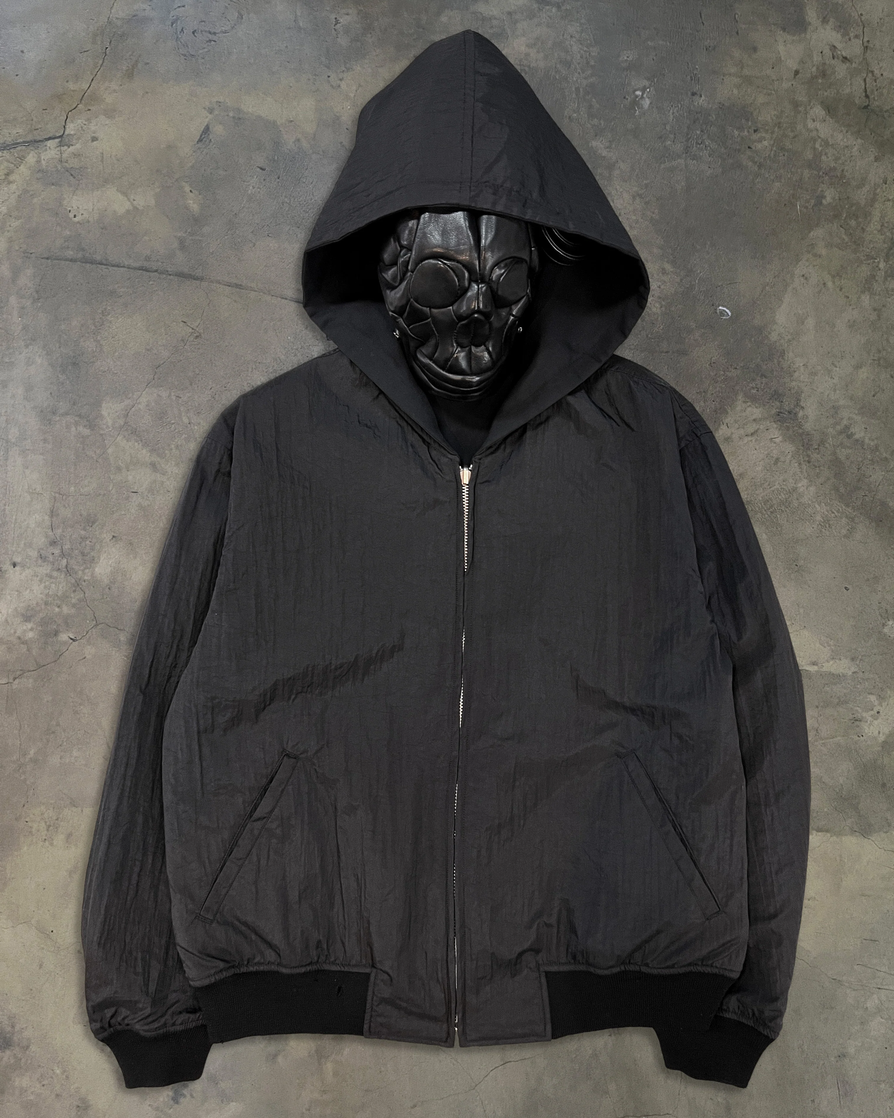 YOHJI YAMAMOTO Y’S FOR MEN REVERSIBLE HOODED BOMBER - Image 2