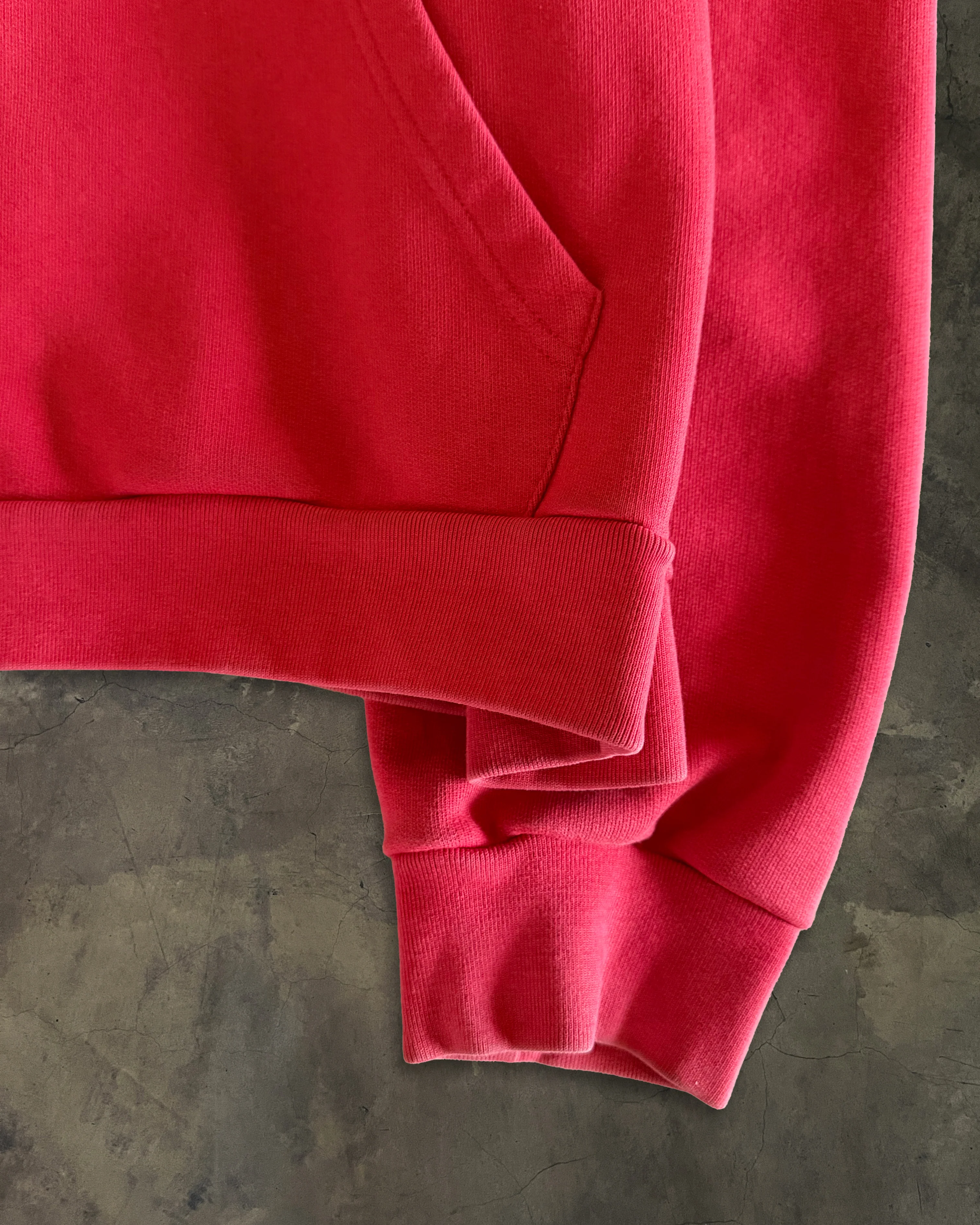 VETEMENTS AW2016 KOREA EXCLUSIVE HEAVY METAL RED HOODIE - Image 4