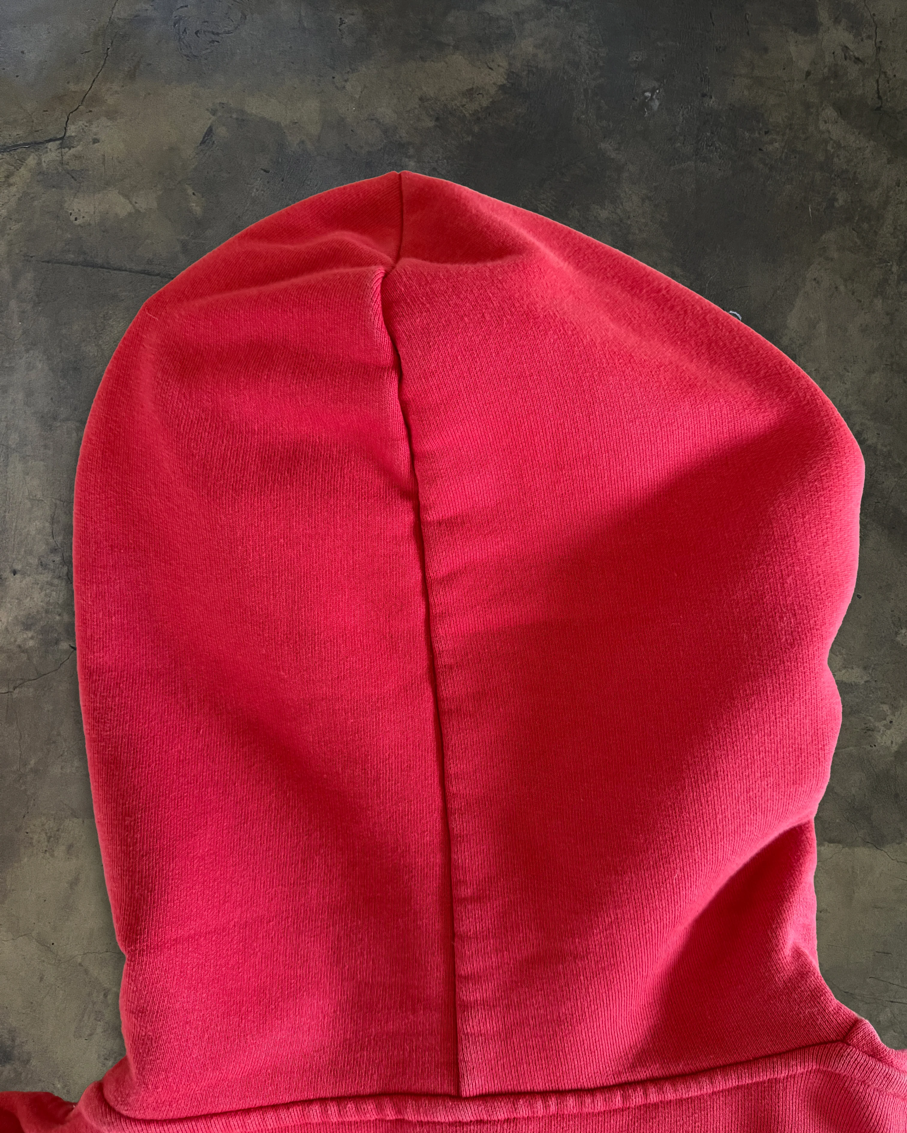 VETEMENTS AW2016 KOREA EXCLUSIVE HEAVY METAL RED HOODIE - Image 6