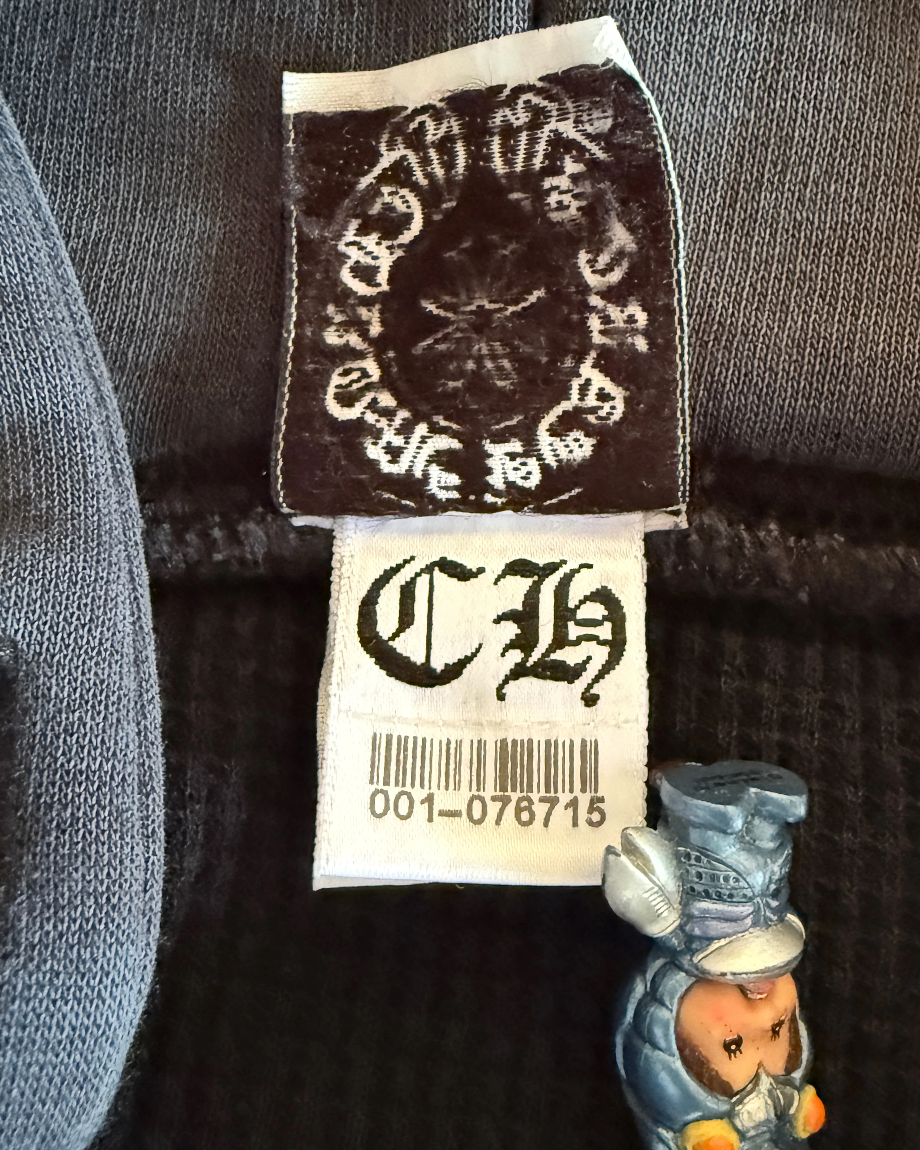 VINTAGE CHROME HEARTS WAFFLE KNIT MALIBU HOODIE - Image 8