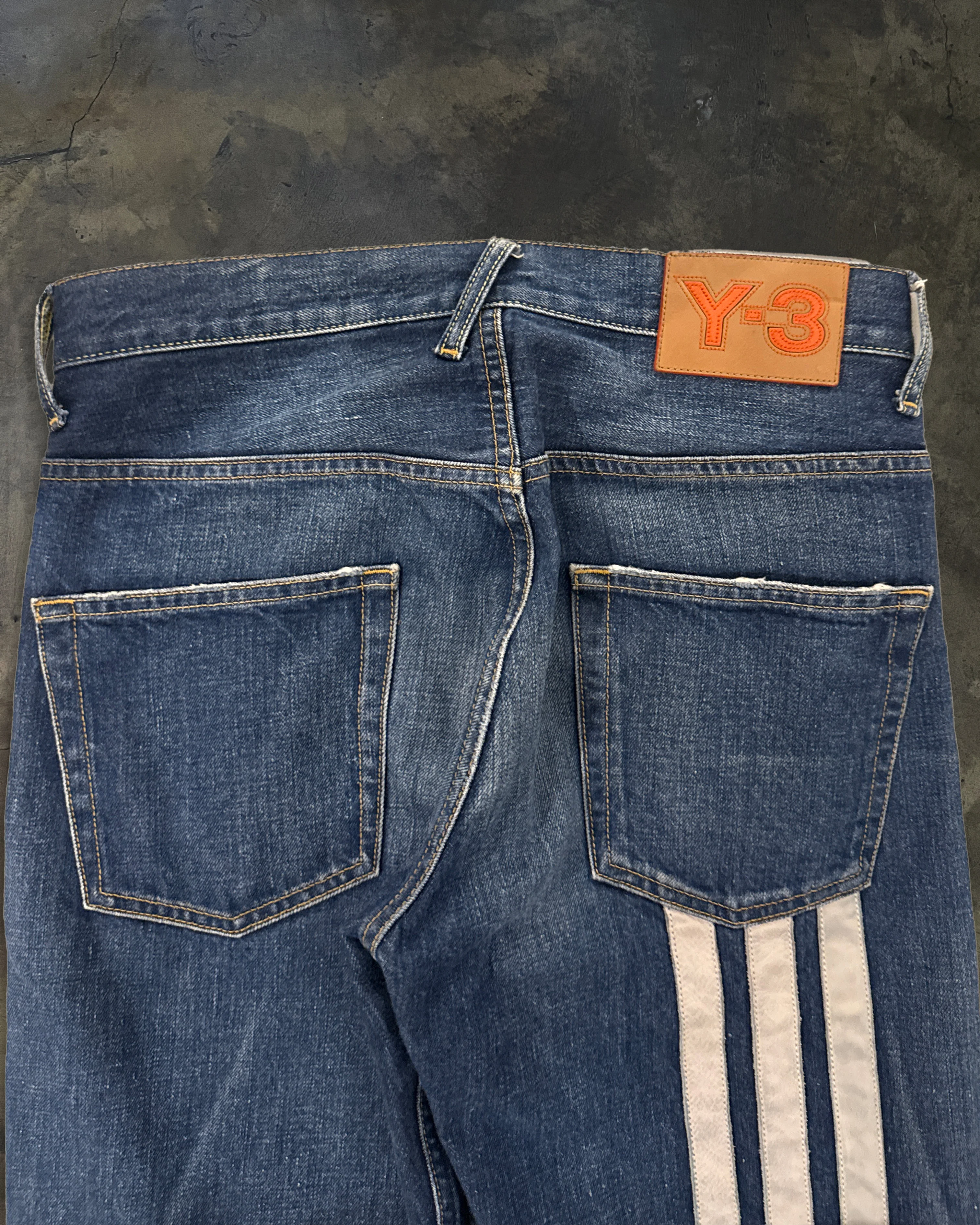 Y-3 AW2005 THREE STRIPES DENIM - Image 5