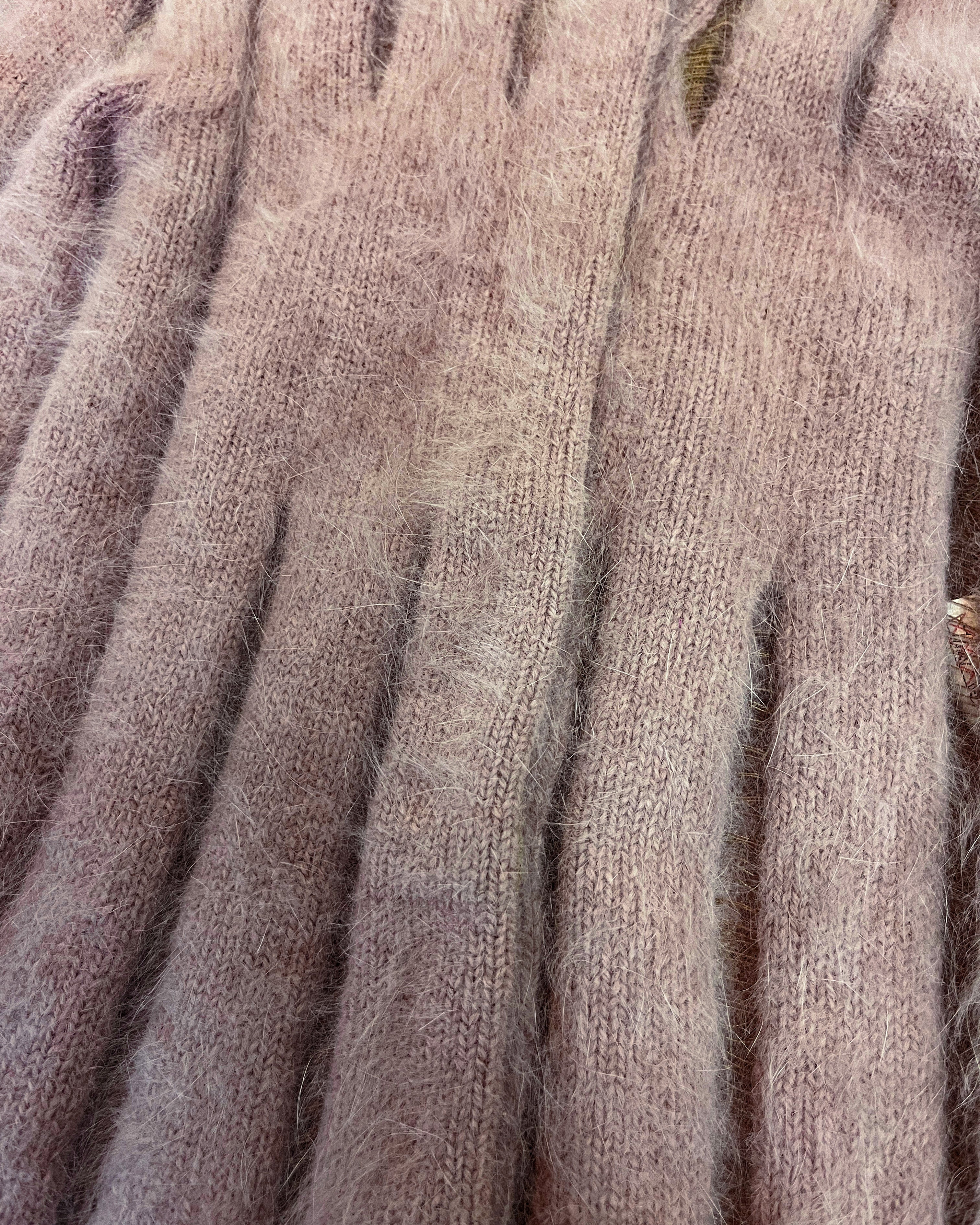 YVES SAINT LAURENT RIVE GAUCHE AW2001 ANGORAL WOOL KNIT SWEATER - Image 5